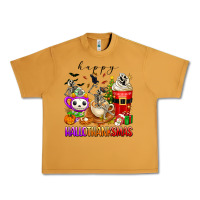 Happy Hallothanksmas Skeleton Coffee Cups Urban Heavy Tee | Teevron
