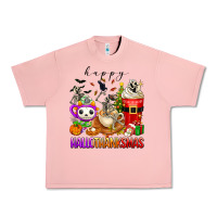 Salmon happy hallothanksmas skeleton coffee cups Urban Heavy Tee - texasbilliewilder