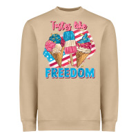 Tastes Like Freedom 4th Of July Heavyweight Sweatshirt | Teevron