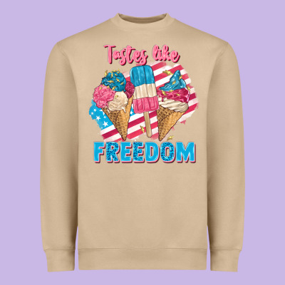 Tastes Like Freedom 4th Of July Heavyweight Sweatshirt Designed By Fadigitalartstudio