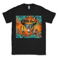 Black wild soul boho bull skull Classic Tee - RanaPortraitStore