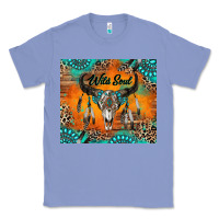 Colony Blue wild soul boho bull skull Classic Tee - RanaPortraitStore