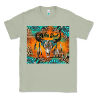 Matcha wild soul boho bull skull Classic Tee - RanaPortraitStore