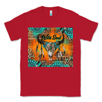 Red wild soul boho bull skull Classic Tee - RanaPortraitStore