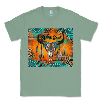 Sage wild soul boho bull skull Classic Tee - RanaPortraitStore