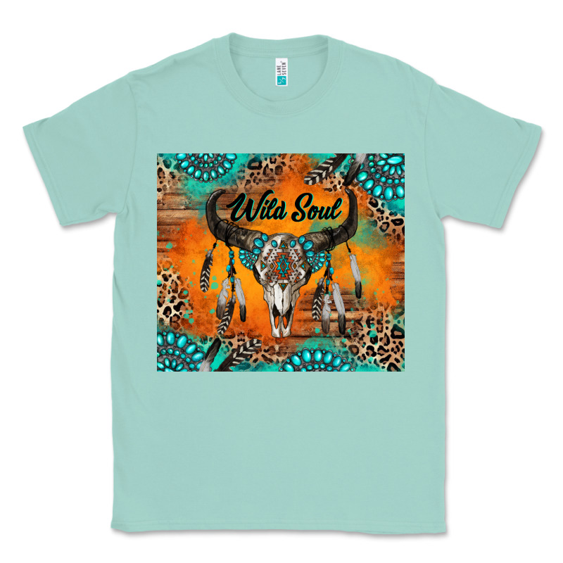 Wild Soul Boho Bull Skull Classic Tee by RanaPortraitStore | Teevron