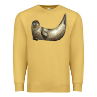 Antique Gold sea seal Premium Sweatshirt - LillyAllenDesigns