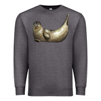 Charcoal Heather sea seal Premium Sweatshirt - LillyAllenDesigns