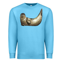 Ocean Blue sea seal Premium Sweatshirt - LillyAllenDesigns