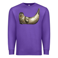 Purple sea seal Premium Sweatshirt - LillyAllenDesigns