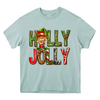 Arona Holly Jolly elf gnome Heavy Core Tee - NancyCooperArtShop