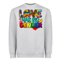 Heather Grey love has no gender pride Heavyweight Sweatshirt - FaDigitalArtStudio