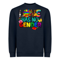 Navy love has no gender pride Heavyweight Sweatshirt - FaDigitalArtStudio