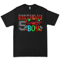 Black birthday boy 5 Premium Tee - BundleAndBundleShop