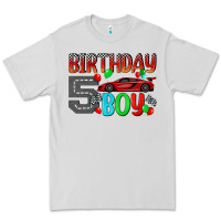 Dove Grey birthday boy 5 Premium Tee - BundleAndBundleShop