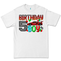 White birthday boy 5 Premium Tee - BundleAndBundleShop