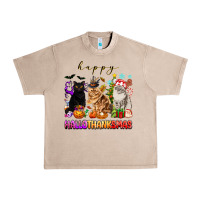 French Oak happy hallothanksmas cats Urban Heavy Tee - texasbilliewilder