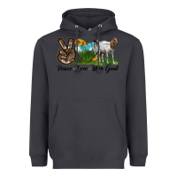 Smoke peace love boer goat Heavyweight Hoodie - LillyAllenDesigns