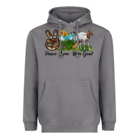 Storm peace love boer goat Heavyweight Hoodie - LillyAllenDesigns