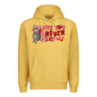 Antique Gold love you forever Premium Hoodie - FaDigitalArtStudio