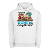 Pigment Lunar Rock teachers change the world Urban Hoodie - BarkalooDesign