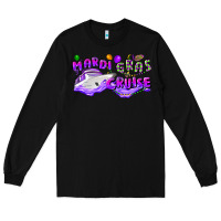 Black mardi gras cruise Long Sleeve Tee - CowGirlArtShop