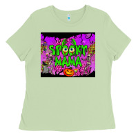 Matcha spooky mama tumbler Ladies Tee - BundleAndBundleShop