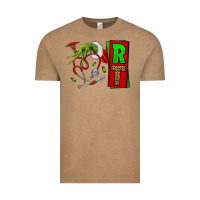 Vintage Coffee Christmas Character Nurse Vintage Tee - NancyCooperArtShop