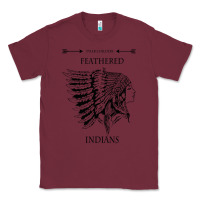 Burgundy A Feathered indians tyler darling childers art gift for fans Classic Tee - tuanDangUi