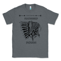 Charcoal Heather A Feathered indians tyler darling childers art gift for fans Classic Tee - tuanDangUi