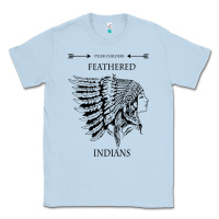 Dusty Blue A Feathered indians tyler darling childers art gift for fans Classic Tee - tuanDangUi