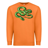 Carrot boomslang snake Premium Sweatshirt - LillyAllenDesigns