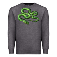 Charcoal Heather boomslang snake Premium Sweatshirt - LillyAllenDesigns