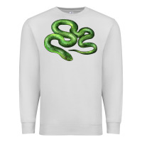 Dove Grey boomslang snake Premium Sweatshirt - LillyAllenDesigns