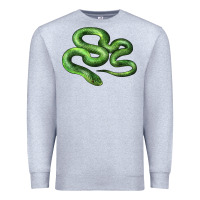 Heather Grey boomslang snake Premium Sweatshirt - LillyAllenDesigns