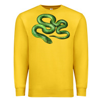 Lemon boomslang snake Premium Sweatshirt - LillyAllenDesigns