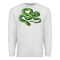 Oatmeal Heather boomslang snake Premium Sweatshirt - LillyAllenDesigns