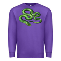 Purple boomslang snake Premium Sweatshirt - LillyAllenDesigns