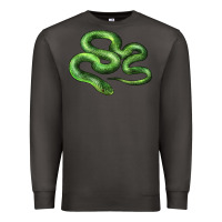 Smoke boomslang snake Premium Sweatshirt - LillyAllenDesigns