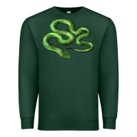 Sports Green boomslang snake Premium Sweatshirt - LillyAllenDesigns