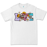White dog paw love Premium Tee - RanaPortraitStore