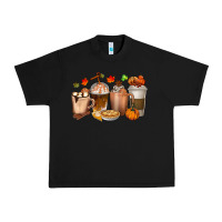 Black Pumpkin Spice Coffee Cups Urban Heavy Tee - texasbilliewilder