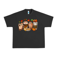Pigment Black Pumpkin Spice Coffee Cups Urban Heavy Tee - texasbilliewilder