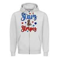 Stars & Stripes Zipper Hoodie | Teevron