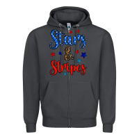 Smoke stars & stripes Zipper Hoodie - BundleAndBundleShop