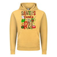 Vintage Mustard santa's favorite RN Vintage Hoodie - texasbilliewilder