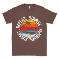 Chestnut sunrise sunburn sunset repeat retro vintage gift vacation t shirt Classic Tee - tuanDangUi