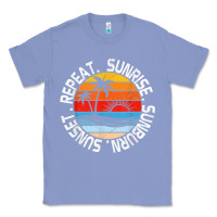 Colony Blue sunrise sunburn sunset repeat retro vintage gift vacation t shirt Classic Tee - tuanDangUi