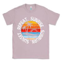 Lilac sunrise sunburn sunset repeat retro vintage gift vacation t shirt Classic Tee - tuanDangUi