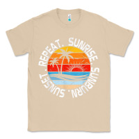 Mushroom sunrise sunburn sunset repeat retro vintage gift vacation t shirt Classic Tee - tuanDangUi